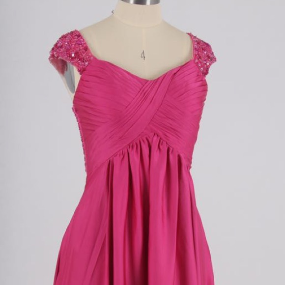 Hand beaded gown. - Picture 3 of 4